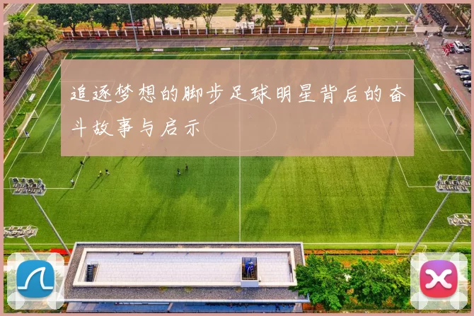 追逐梦想的脚步足球明星背后的奋斗故事与启示